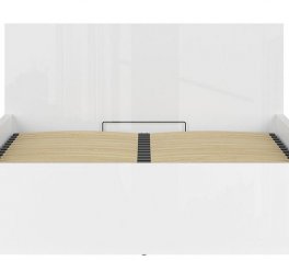 Ліжко двоспальне BRW Poland LOZ/160/B Tetrix / Тетрікс з підйомним механізмом та нішею для білизни ДСП