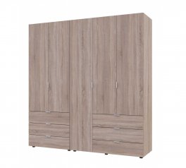 Шкаф Гелар 2+3 Дорос 6 дверный дуб сонома 233 см