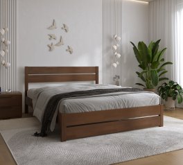Ліжко дерев'яне DrevKO Міленіум Масив Бук