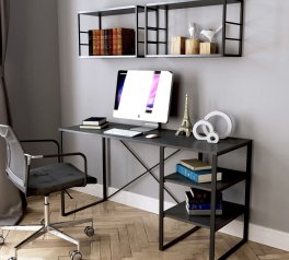 Стол письменный Ascet Графит