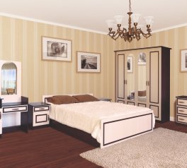 Модульная спальня Kim/Ким Світ меблів Венге тёмный / Венге светлый