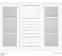 Буфет 2W3S1B Вайт