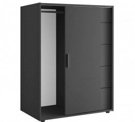 Комод Кейс 1дв 5ящ Графит серый Миромарк