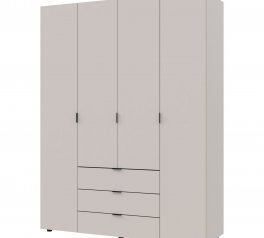 Шкаф для одежды Дорос Гелар кашемир 4-х дверный 155 см
