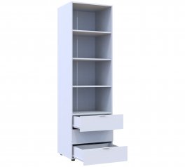 Пенал для одежды Дорос Гелар белый 3Ш 60 см