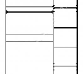 Шкаф 3Д Світ Меблів Бьянко 3 дверный белый глянец 150 см