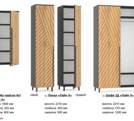 Модульная гостиная Лайн Х 