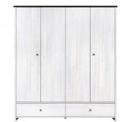 Шкаф SZF4D2S BRW Poland Popto 4 дверный модрина