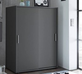 Комод Кейс 2дв Графит серый Миромарк