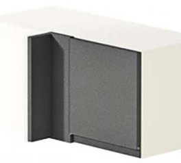 Антресоль А70х40.36.1Д угол.неглубокая Бета ручка