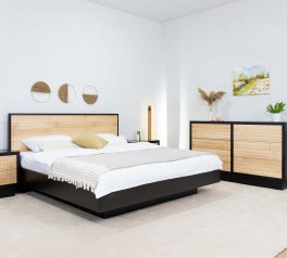 Ліжко двоспальне дерев'яне Дрімка Леон Бук