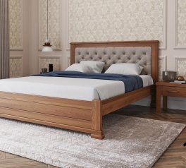 Ліжко дерев'яне Лев Лорд М50 масив Бук
