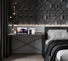 Стол письменный Art in Head Line Ascet / Аскет Графит