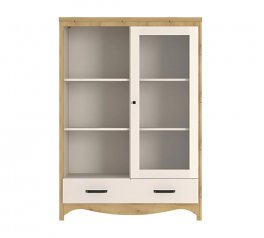 Вітрина REG1W2S Дана Кашемір / Дуб артизан