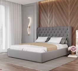 Ліжко м'яке двоспальне Лев Амстердам