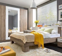 Модульная спальня Martina/Мартіна BRW Poland Дуб Сан Ремо/Белый