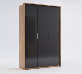 Шкаф 3дв без зеркал Миромарк Луна 3 дверный дуб крафт 140 см