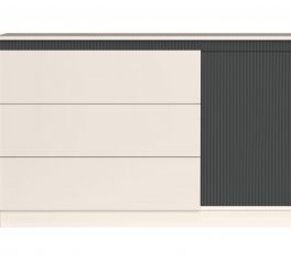 Комод KOM1D3S Монако Кашемір / Елегантний сірий софттач