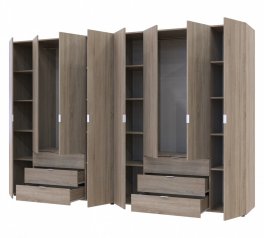 Шкаф Дорос Гелар дуб сонома 8 дверной 310 см