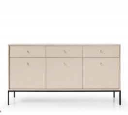 Комод Моно / Mono MKSZ154 Бежевий/чорні ніжки