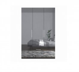 Шкаф 3дв 3шх Миромарк Магнум 3 дверный антрацит 147 см