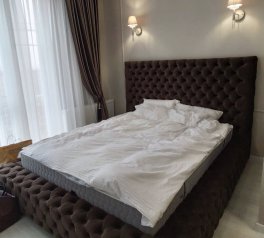 Кровать мягкая двуспальная Эмилия