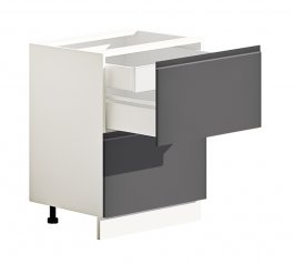 Тумба нижня Н60.82.2Я+1Я внутр. Альфа ручка