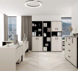 Модульний офіс Прайм Кашемір / Чорний