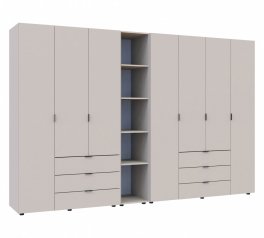 Шафа Дорос Гелар кашемір з Етажеркою 7 дверна 309,4 см