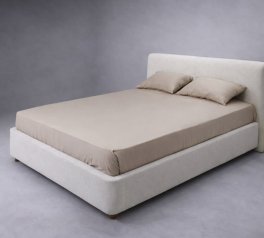 Ліжко м'яке двоспальне Шик Галичина Бохо/Boho