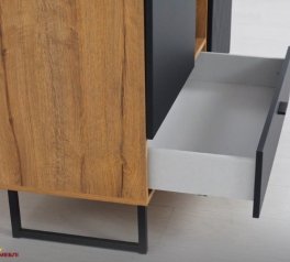 Шкаф BRW Poland REG2D1S/U Zenda 2 дверный дуб 117 см