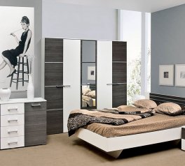 Модульная спальня Cruise/Круиз Світ меблів Дакар/Белый