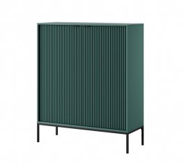 Комод высокий Лабрадор/Черные ножки K104 Nova