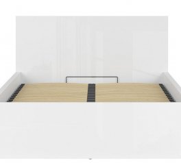 Ліжко двоспальне BRW Poland LOZ/140/B Tetrix / Тетрікс з підйомним механізмом та нішею для білизни ДСП