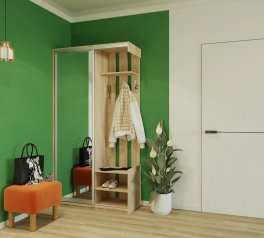 Прихожая City One Door. Дуб сонома