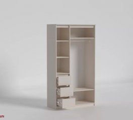 Шафа розпашна Matroluxe Bellini / Белліні 3 дверна з 3 шухлядами 120 см