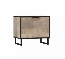 Тумба для обуви дуб гранж песочный F-0004 Форте