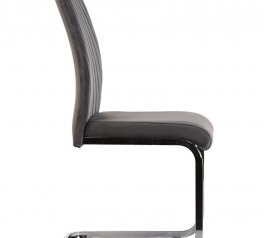 Стул S-118 серый велюр