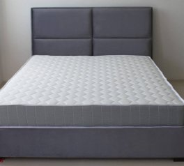 Ліжко м'яке двоспальне Сторі з підйомним механізмом та нішею для білизни