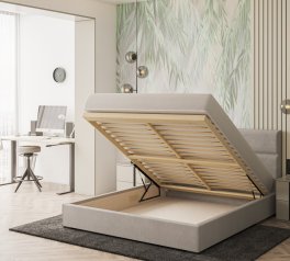 Кровать мягкая двуспальная Шик Галичина Лайт