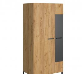 Шкаф 2D VMV holding Сантес 2 дверный дуб крафт 90 см