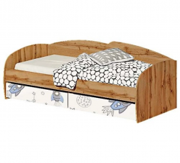 Ліжко К-117 фотодрук Оксфорд