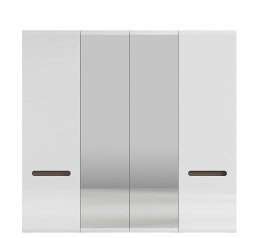 Шкаф SZF2D2L/21/22 BRW Poland Azteca trio 4 дверный белый 220 см