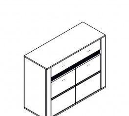 Тумба KOM2D1S Селена