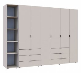 Шафа Дорос Гелар кашемір з Етажеркою 6 дверна 270,7 см