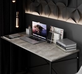 Стол письменный Art in Head Line Ascet / Аскет Ателье светлый