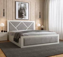 Ліжко дерев'яне DrevKO Стиль 1 Емаль