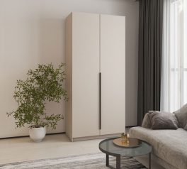 Шкаф Mebelstar Оскар двухдверный Кашемир 100 см