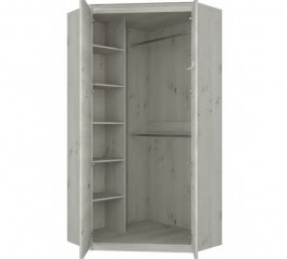 Шкаф угловой 2d Mebelbos Nonell 2 дверный ольха полярная