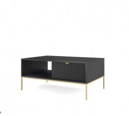 Стол журнальный Черный/Золотые ножки L104 Nova